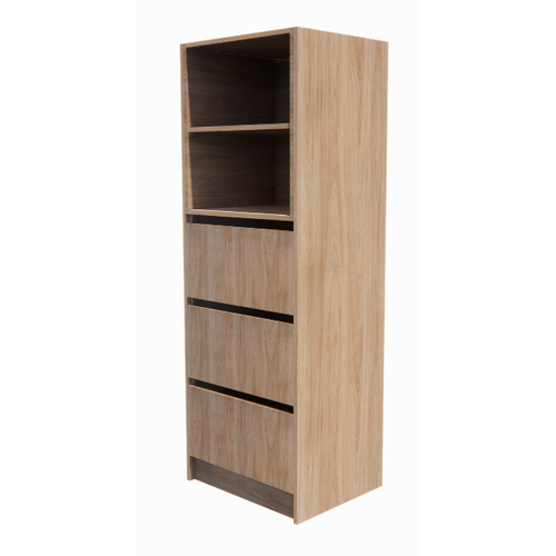 Combo Unit with Drawers [Prime Oak]