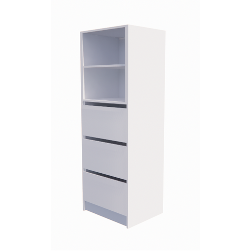 Combo Unit with Drawers [White]