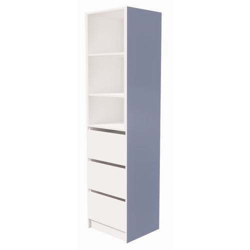 Combo Unit Tall with Drawers [White]