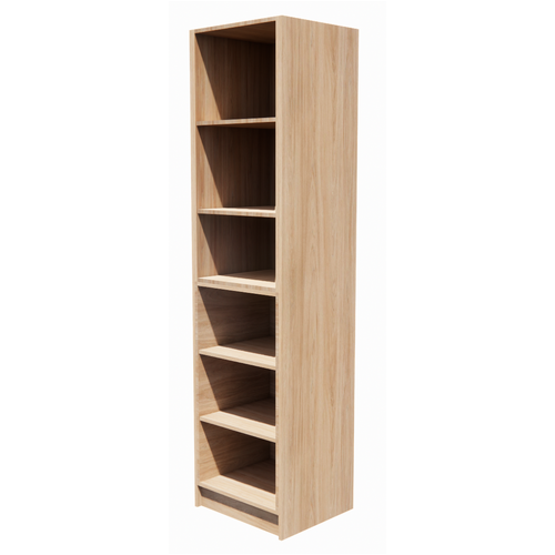Tall Combo Unit with adjustable shelving [Prime Oak]