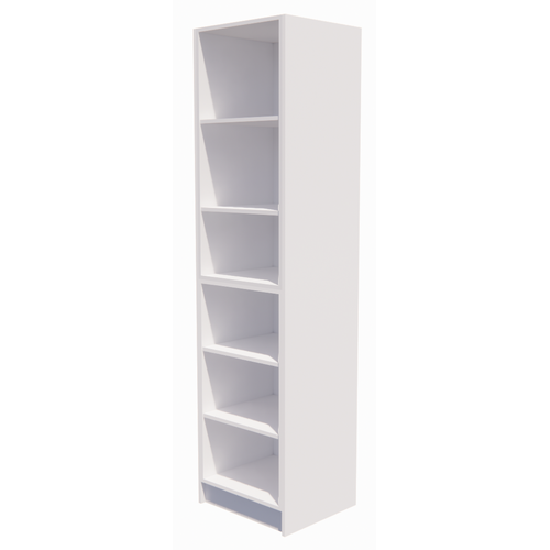 Tall Combo Unit with adjustable shelving [White]